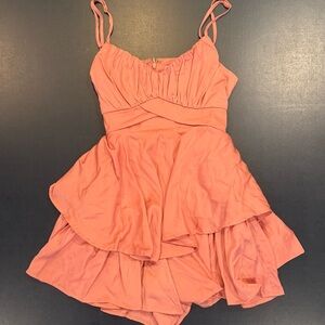 Francesca’s Mi Ami Romper Dress NEW: Blush Pink XS